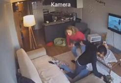 Kameraya yansıyan kadına dayağa 3 ay 22 gün hapis