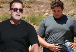 Arnold Schwarzenegger'in oğlu fazla kilolarından kurtuldu