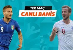 İtalya-İngiltere Finali Tek Maç ve Canlı Bahis seçenekleriyle Misli.com’da!
