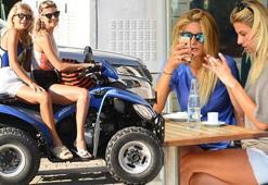 Şeyda-Tuğba Coşkun kardeşlerin ATV keyfi