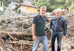 Clooney ve ailesi selin ortasında kaldı