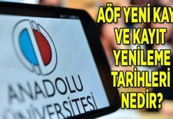 AÖF kayıt ve kayıt yenileme tarihleri TIKLA 2021: Açıköğretim AÖF yeni kayıtları ne zaman?