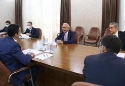 Bakan Elvan, Özbekistan Maliye Bakanı Ishmetov ile görüştü