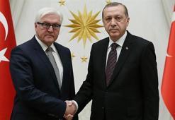 Son dakika! Cumhurbaşkanı Erdoğan, Almanya Cumhurbaşkanı ile görüştü