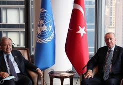 Cumhurbaşkanı Erdoğan, BM Genel Sekreteri Guterres'i kabul etti