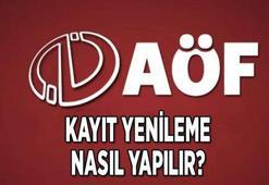 AÖF kayıt yenileme nasıl yapılır 2021-2022? AÖF ders kayıt tarihleri nedir ve ne zaman bitiyor?