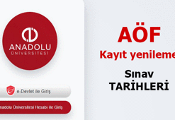 AÖF kayıt yenileme ve sınav tarihleri 2021-2022 | AÖF kayıt yenileme ücreti kaç lira, nereye yatırılır?