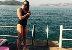 Nevşin Mengü'nün mayolu fotoğrafı olay yarattı