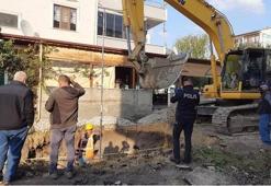 İznik'te, kanalizasyon çalışmasında tarihi oda mezar bulundu