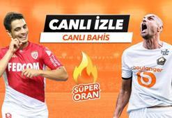 Monaco - Lille maçı Tek Maç, Canlı Bahis ve Canlı İzle seçenekleriyle Misli.com’da