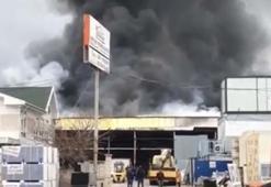 Ankara'da geri dönüşüm tesisinde yangın