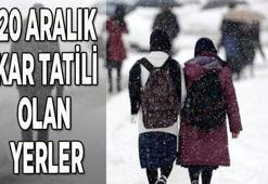 Okullar bugün tatil mi? 20 Aralık (pazartesi) kar tatili olan iller hangileri? İşte, İstanbul, Ankara, İzmir'de son durum