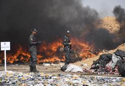 250 milyon dolar değerinde uyuşturucu ve kaçak mal imha edildi