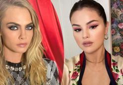 Selena Gomez ve Cara Delevingne aynı dövmeden yaptırdı