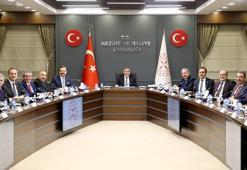 Hazine ve Maliye Bakanı Nureddin Nebati TOBB heyetini kabul etti