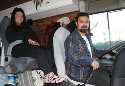 250 bin lira harcadı! Hurda otobüsü karavana çevirdi!