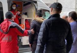 Eline aldığı bıçakla zor anlar yaşattı! 1 saat sonucu ikna edildi