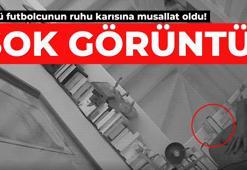 Ünlü futbolcunun ruhu karısına musallat oldu! Şok görüntü...