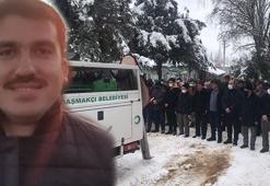 Otobüs kazasında ölen Cafer öğretmen toprağa verildi
