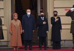 Cumhurbaşkanı Erdoğan Ukrayna’da resmi törenle karşılandı