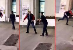 Antalya’da korku dolu anlar! Kavga ettiği kişiyi bıçaklamaya çalıştı