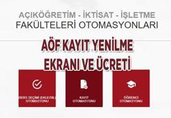 AÖF kayıt yenileme nasıl yapılır, kayıt yenileme ücreti ne kadar 2022? Açıköğretim AÖF kayıt yenileme parası hangi bankaya yatırılacak?