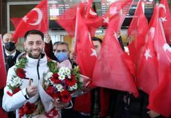 Fatih Arda İpcioğlu, memleketi Erzurum'da coşkuyla karşılandı