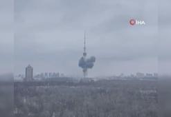 Ukrayna’nın başkenti Kiev’de bulunan televizyon kulesi Rusya tarafından hedef alındı.