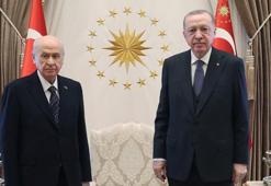 Beştepe'de Cumhurbaşkanı Erdoğan ile Bahçeli'den sürpriz görüşme!