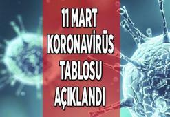 SON DAKİKA KORONA TABLOSU || 11 MART BUGÜNKÜ KORONAVİRÜS TABLOSU (korona vaka sayısı, ölü sayısı) || Türkiye korona tablosunda vaka sayısı kaç oldu?
