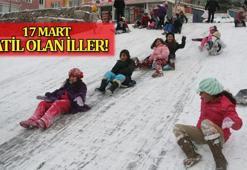 BUGÜN (17 Mart) OKULLAR TATİL Mİ? Perşembe okul var mı, yok mu? Kar tatili olan iller...