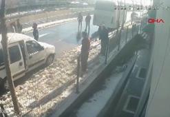 Kameramanı kör eden trafik magandaları tahliye edildi