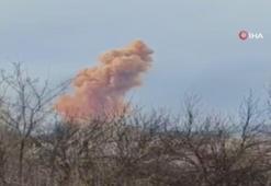 Rus ordusu Luhansk’da nitrik asit tankını vurdu