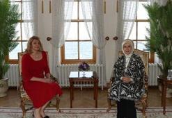 Emine Erdoğan, Bulgaristan Cumhurbaşkanı Rumen Radev'in eşi ile bir araya geldi
