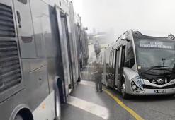İBB’nin yeni aldığı metrobüs arıza yaptı
