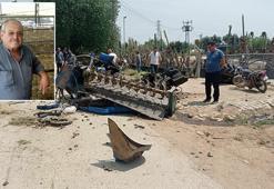 Yolcu treni hemzemin geçitte traktöre çarptı, sürücü öldü