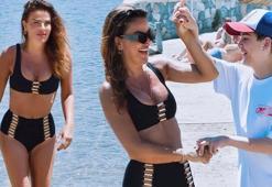 Özlem Yıldız tatil sezonunu açtı