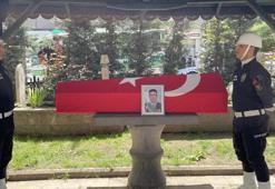 Kalp krizi geçiren polis memuru son yolculuğuna uğurlandı