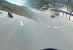Feci kaza kask kamerasında! Ölüme böyle gitmişler