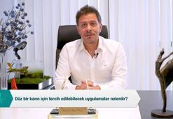 Düz bir karın için tercih edilebilecek uygulamalar nelerdir?