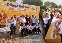 50 metrelik vegan dürümle dünya rekoru denemesi