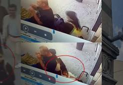 Beyoğlu'nda bebeğin elindeki telefonu böyle çaldı