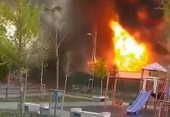 Sultanbeyli'de mobilya fabrikasında yangın