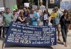 Adalar Belediyesi önünde hayvanseverlerden eylem