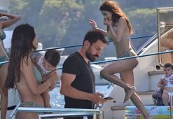 Şilan Makal tatil sezonunu açtı! Eşi ve oğluyla Göcek'te