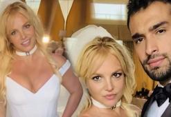 Britney Spears ve Sam Asghari'nin düğününden ilk kareler!