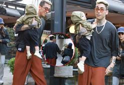 Can Bonomo ve Öykü Karayel oğulları Roman ile gezmede