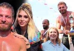 Merkezefendi’de başpehlivan İsmail Balaban oldu! İlayda Şeker'den paylaşım