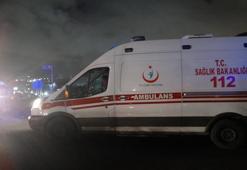 Kimyasal madde taşıyan tank devrildi, çevreyi yoğun koku sardı