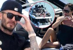 David-Victoria Beckham çiftinin dudak uçuklatan yatı! Ailece tatile çıkıyorlar